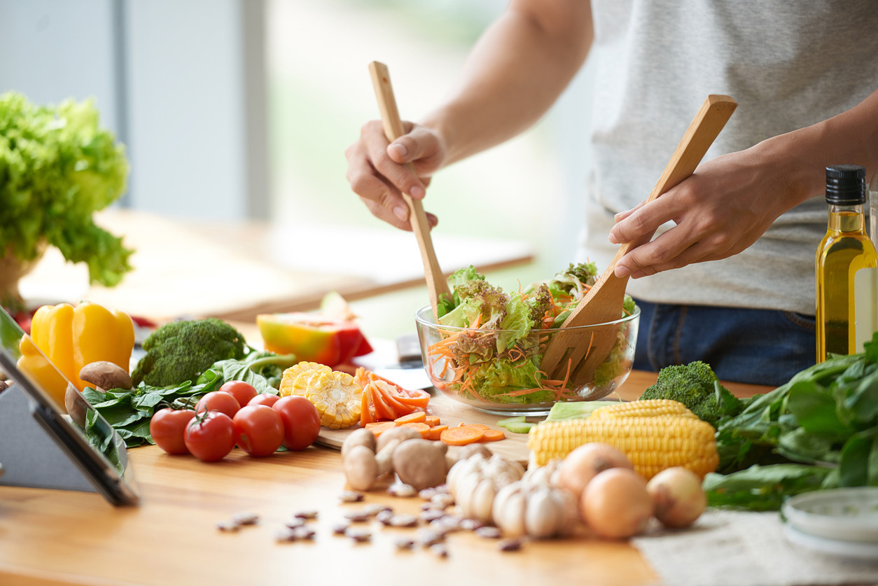 cooking vegetables salad healthy eating iStock 603906484